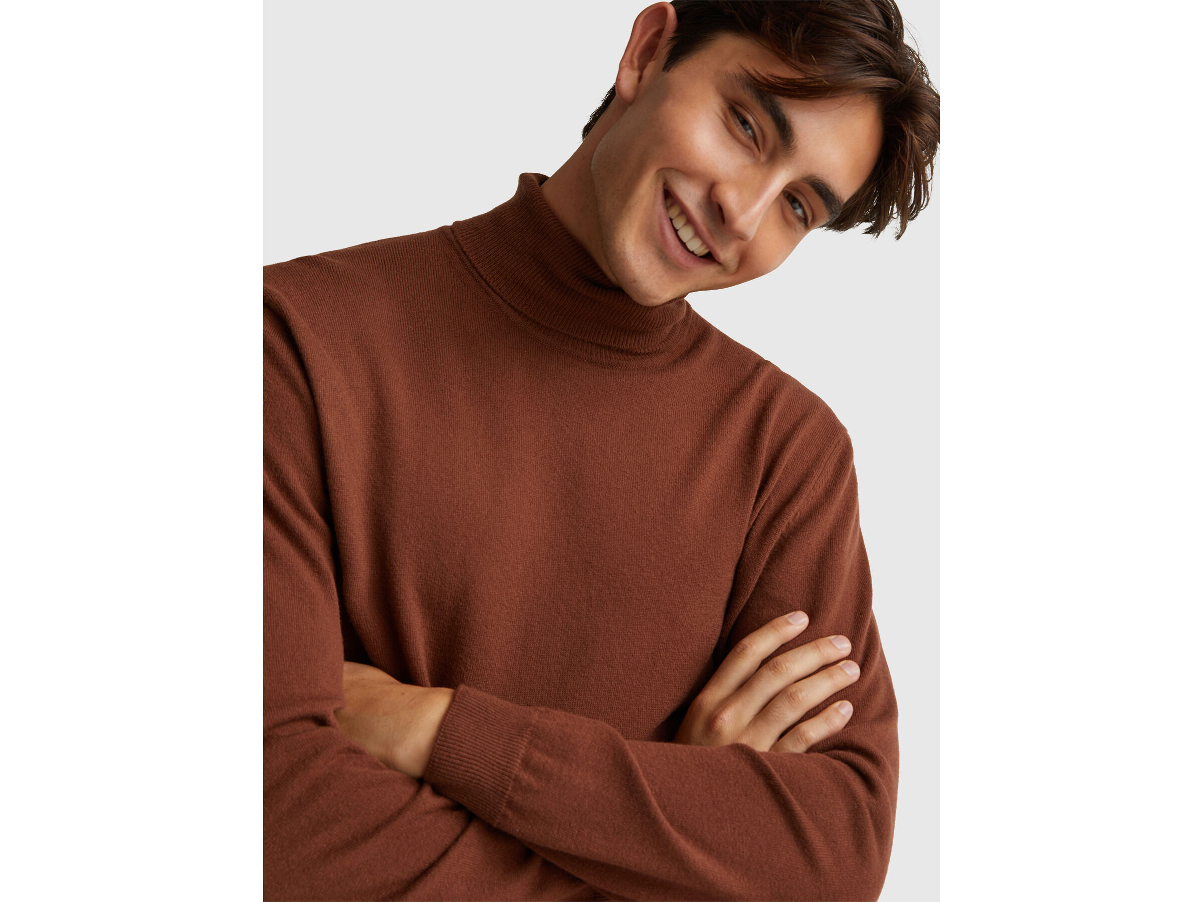 TURTLE NECK SWEATER Men image number 4